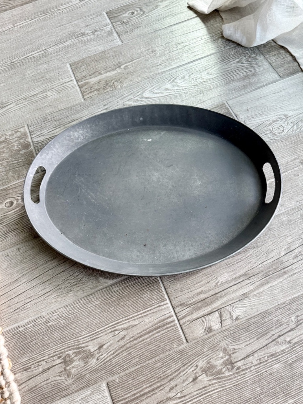 Metal Tray with Handles